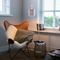Moderne vloerlamp wit met goud - Lofty