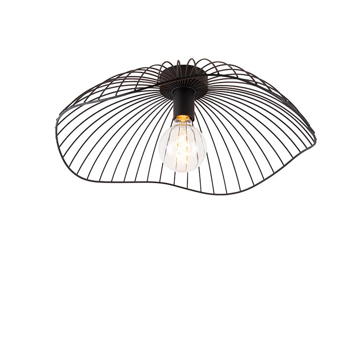Plafoniera de design neagră 50 cm - Pua