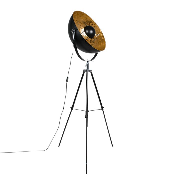 Industriel gulvlampe stativ sort - Magna 50 Eglip