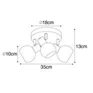 Smarte-Deckenleuchte-schwarz-mit-Rauchglas-inkl.-3-Wifi-P45---Vidro