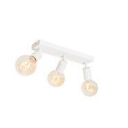 Modern-spotlight-vit-rektangulär-3-ljus---Facil