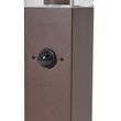 Lampa-zewnętrzna-rdzawobrązowa-z-przezroczystym-szkłem-45-cm-IP44-z-gniazdem-i-czujnikiem-ruchu---Malios