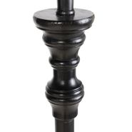 Lampadaire-noir-avec-abat-jour-paon-rouge-40-cm---Classico