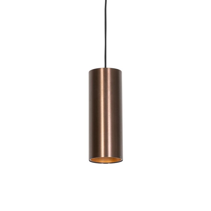 Design hanglamp donkerbrons GU10 50mm - Tubo