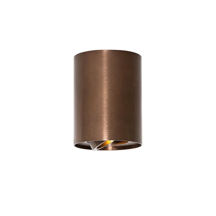 Pametni stropni reflektor temno bronast vrtljiv in nagiben vklj. Wifi GU10 50mm - Rondoo Up