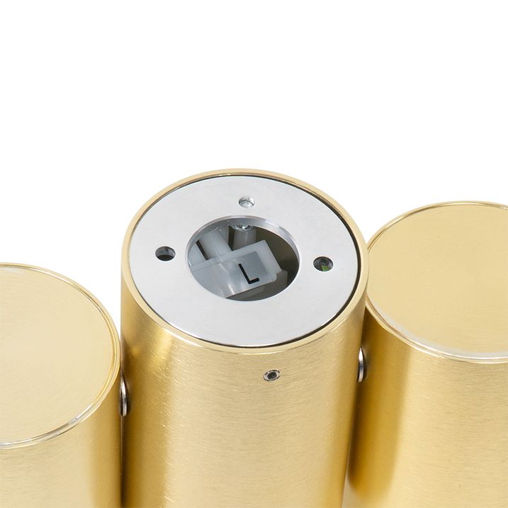 Design spotlight brass 2-light adjustable - Michael