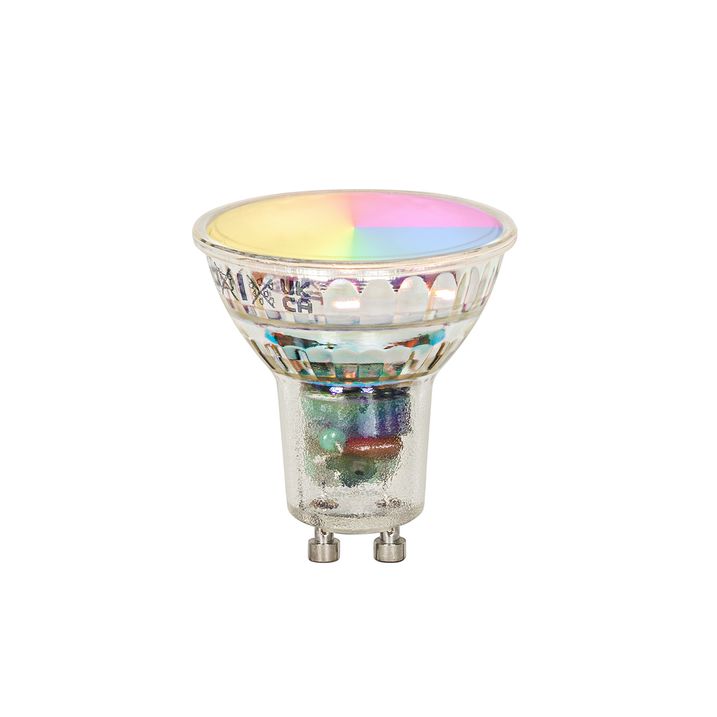 Lampada da parete intelligente grigio scuro IP44 incl. 2 WiFi GU10 - Baleno