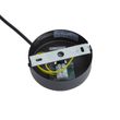 Voeding-voor-1-fase-rail-met-ronde-bevestigingsplaat-zwart---Iconic