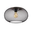 Moderní-stropní-svítidlo-černé-45-cm---Mesh-Ball