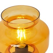 Lampă-de-masă-retro-neagră-cu-sticlă-portocalie---Denise