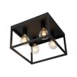 Plafoniera-industriale-nera-40-cm-4-luci---Cage