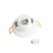 Sada-6-zapustených-bodových-svetiel-biela-vrátane-LED-3-stupňové-stmievanie-IP65---Blanca