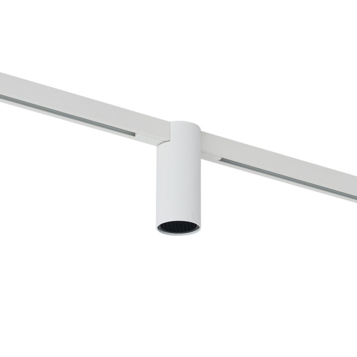 Moderner Strahler weiß für 1-Phasen-Schienensystem GU10 35mm - Slimline Nubee Honey
