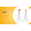 Moderne-tripod-vloerlamp-taupe-met-velours-kap---Luz