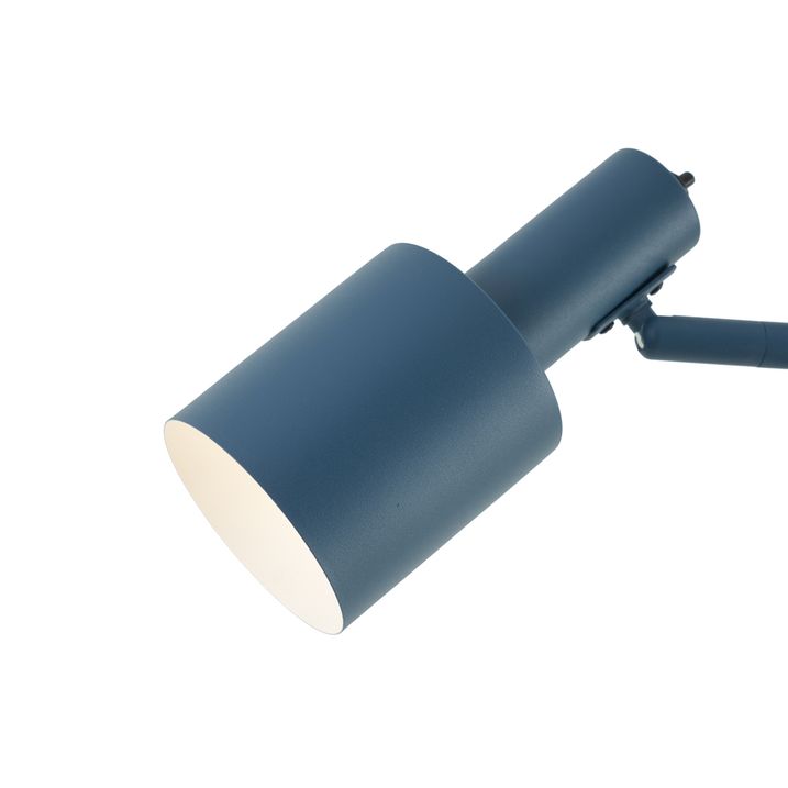 Lámpara de pie moderna azul 2 luces - Stijn
