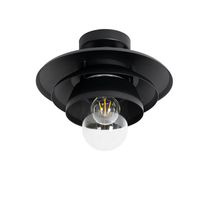 Design utendørs taklampe sort IP44 - Morty