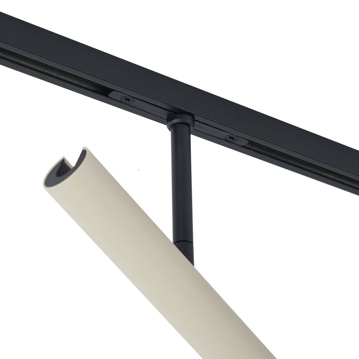 Moodne siinivalgustussüsteem must kuue beeži prožektoriga 1-faasiline - Slimline Avery