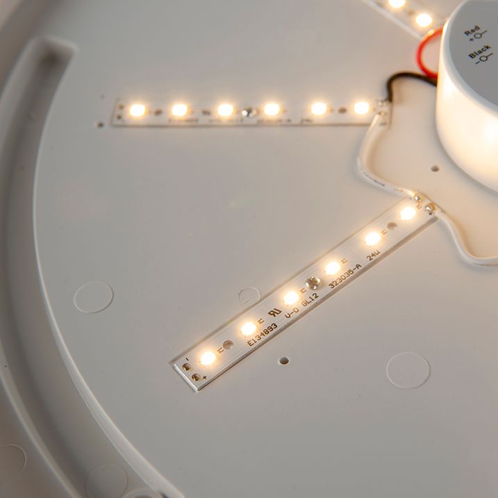 Moderní stropní svítidlo bílé vč. LED 15W IP44 - Tiho