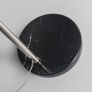 Acél-ívlámpa-fehér-textilbúrával-45-cm---XXL