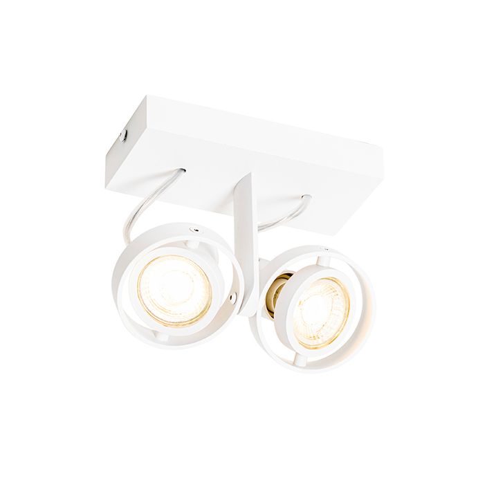 Moderne spotlight hvit 2-lys - Master 50