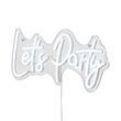 Neon-zidna-svjetiljka-bijela-uklj.-LED---Let's-Party