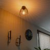 Plafoniera de design neagră 20 cm - Pua