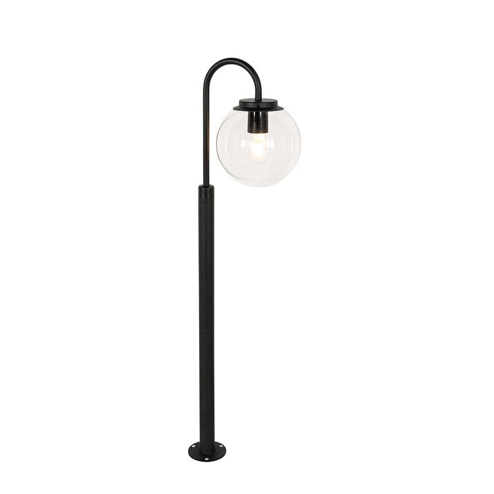Μοντέρνο φανάρι μαύρο με πλαστικό 104 cm IP44 - Sfera
