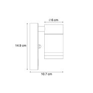 Moderne-utendørs-vegglampe-svart-IP44-med-skumringssensor---Ensam