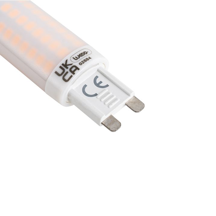 Sada 2ks stmievateľných LED žiaroviek G9 s 3-stupňovým stmievaním, opál, 4,5W, 500lm, 2700K
