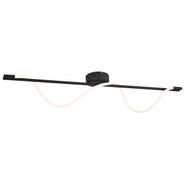 Moderne-Wandleuchte-Schwarz-inkl.-LED-3-Stufen-Dimmbar---Twirl