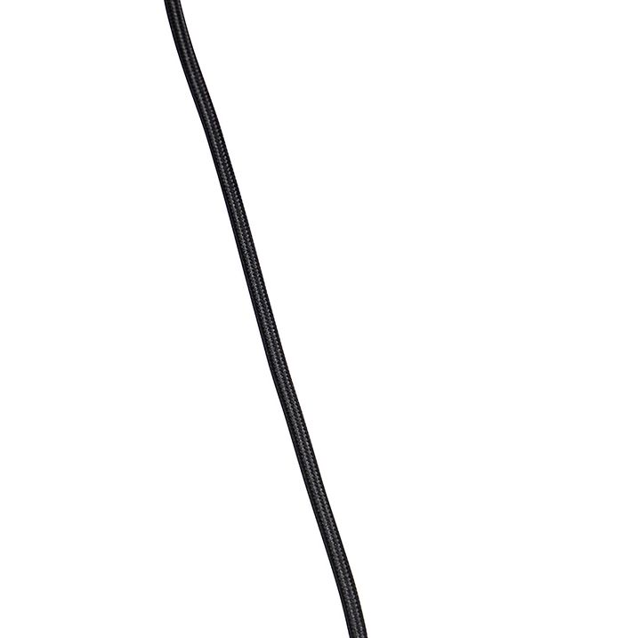 Ripatslamp roosa sametkattega ja kullaga 35 cm - Combi