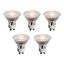 5er-Set-GU10-50mm-LED-Leuchtmittel-klar-3,5W-330-lm-3000K