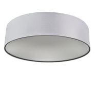 Plafonnier-gris-40-cm-avec-LED---Drum-LED