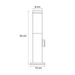 Lampa-zewnętrzna-rdzawobrązowa-z-przezroczystym-szkłem-45-cm-IP44-z-gniazdem-i-czujnikiem-ruchu---Malios
