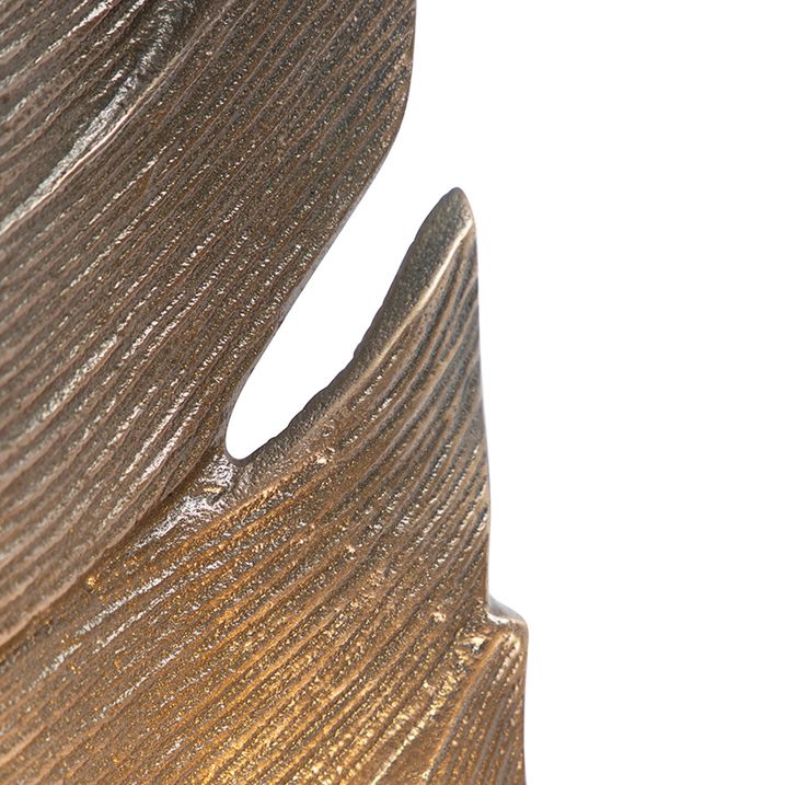 Applique Art déco bronze - Leaf