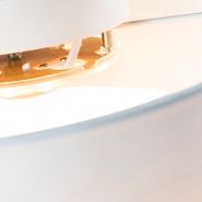 Plafonnier-blanc-30-cm-avec-LED---Drum-LED