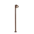 Paletto-da-giardino-moderno-marrone-ruggine-100-cm-IP44-regolabile---Ciara