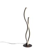 Lampada-da-tavolo-di-design-nera-con-LED-dimmerabile---Ying