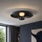 Moderne plafondlamp mat zwart incl. LED 3-staps dimbaar - Sombra