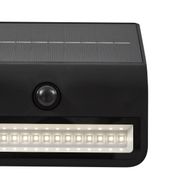 Надворешна-ѕидна-светилка-црна-со-LED-IP54-сензор-за-движење,-сончева-светлина---Floody