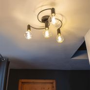 Plafonnier-intelligent-noir-avec-4-Wifi-G95---Facile