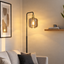 Design-állólámpa-fekete-arannyal-és-füstüveggel---Zuzanna