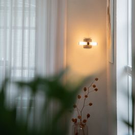 Μοντέρνο επιτοίχιο φωτιστικό μαύρο IP44 2φωτο - Μπάνιο
