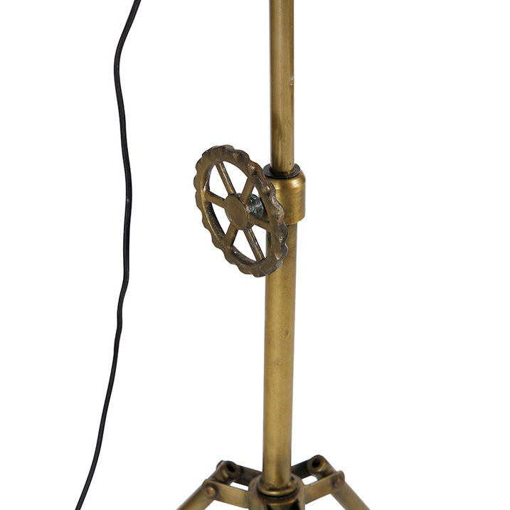 Industrial Tripod Floor Lamp Bronze - Mangoes