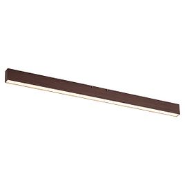 Mūsdienīga griestu lampa riekstkoka ar LED, 3 pakāpju aptumšojama 2700-4000K ar dip slēdzi - Keane