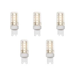 Sada 5 čirých LED žárovek G9 2W 370 lm 3000K