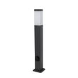 Soketli-80-cm-koyu-gri-dış-mekan-lambası-IP44---Malios