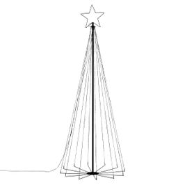 Buiten-kerstboom-250cm-incl.-LED-RGB-met-afstandsbediening-IP44---Nagi