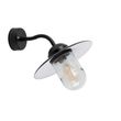 Smart-udendørs-væglampe-sort-IP44-inkl.-WiFi-A60---München
