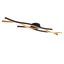 Design-plafondlamp-zwart-met-goud-incl.-LED-dimbaar---Blaze